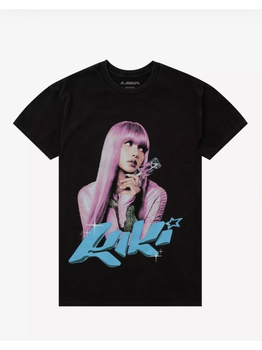 NEW LISA Kiki Portrait Short Sleeve T-Shirt - Size: Medium